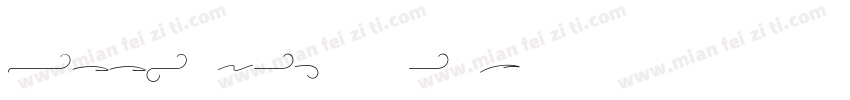 Booksman Swash字体转换